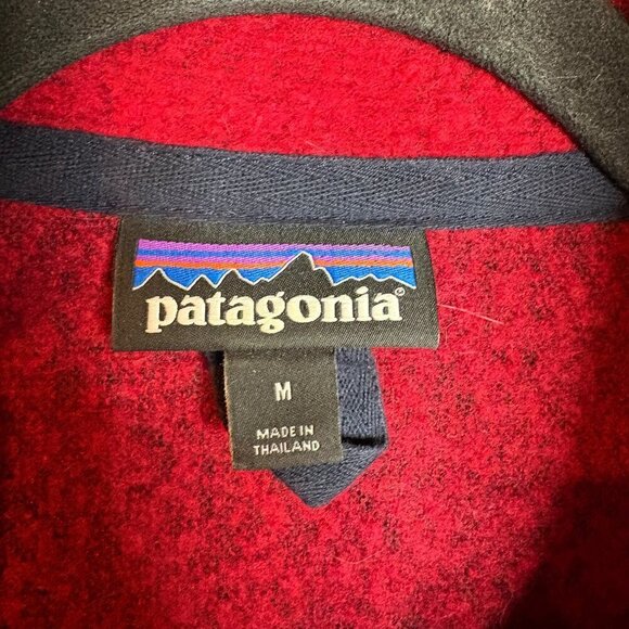 Patagonia Red Woolyester Pullover - Picture 4 of 6